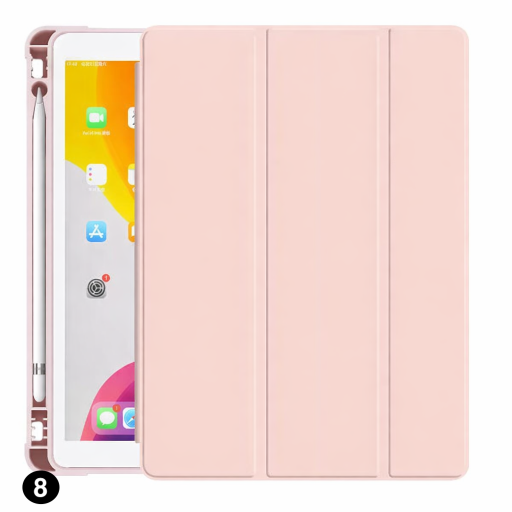 Magnetic iPad Case with Pencil Holder – Smart Tri-Fold Protective Cover