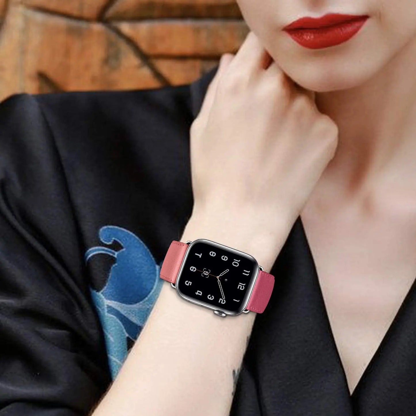 Leather Strap For Apple Watch Band