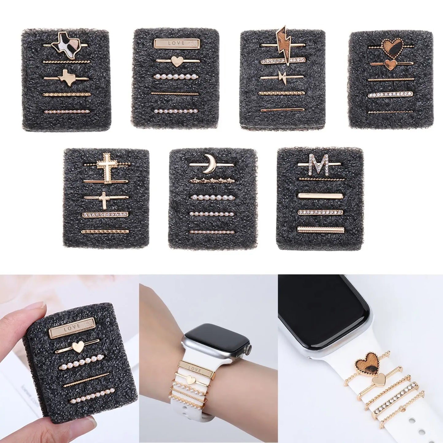Jewelry Charms Accessories apple/samsung/Huawei watch strap
