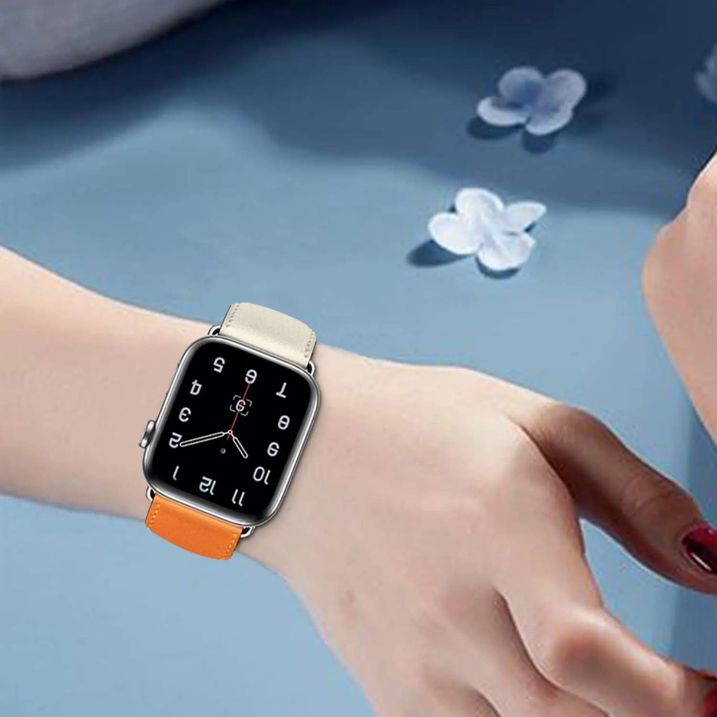 Leather Strap For Apple Watch Band
