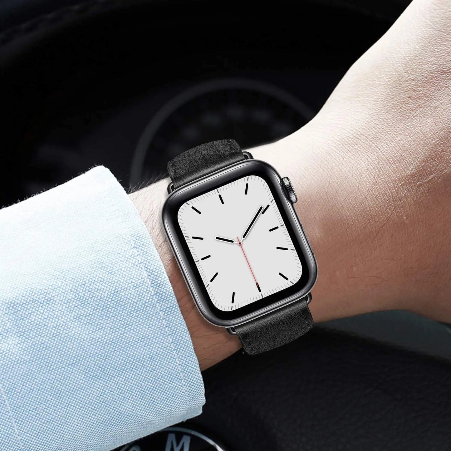 Leather Strap For Apple Watch Band
