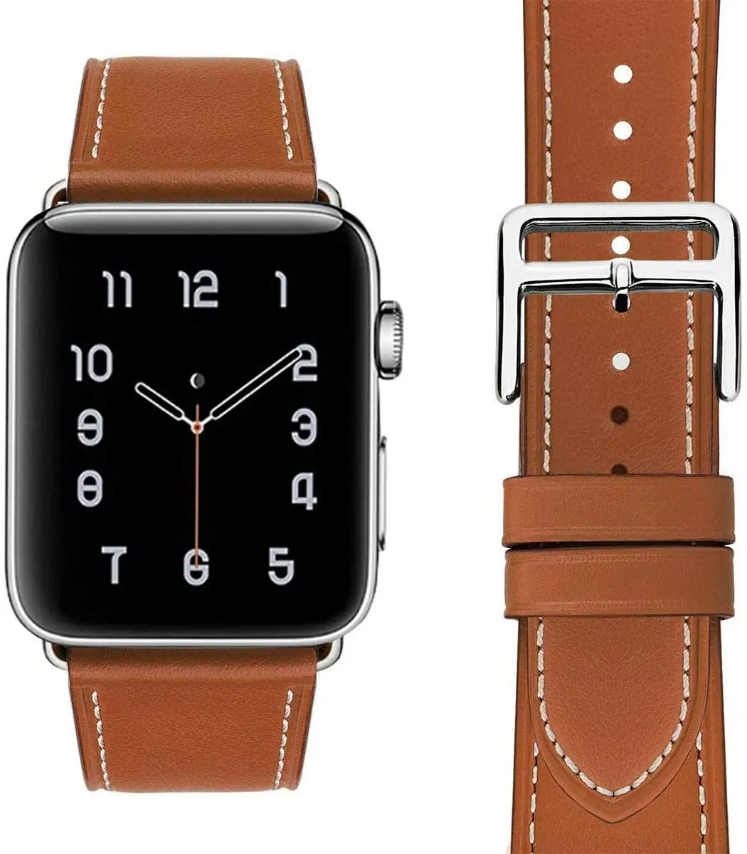 Leather Strap For Apple Watch Band