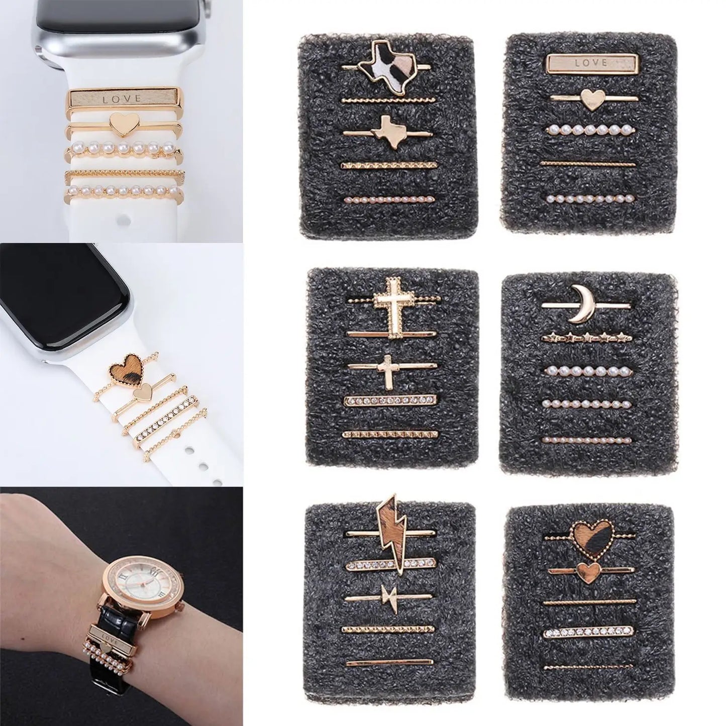 Jewelry Charms Accessories apple/samsung/Huawei watch strap