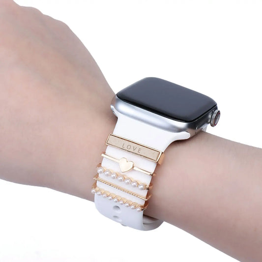Luxury Jewelry Charms for Smartwatch Bands – Elegant Diamond Strap Accessories
