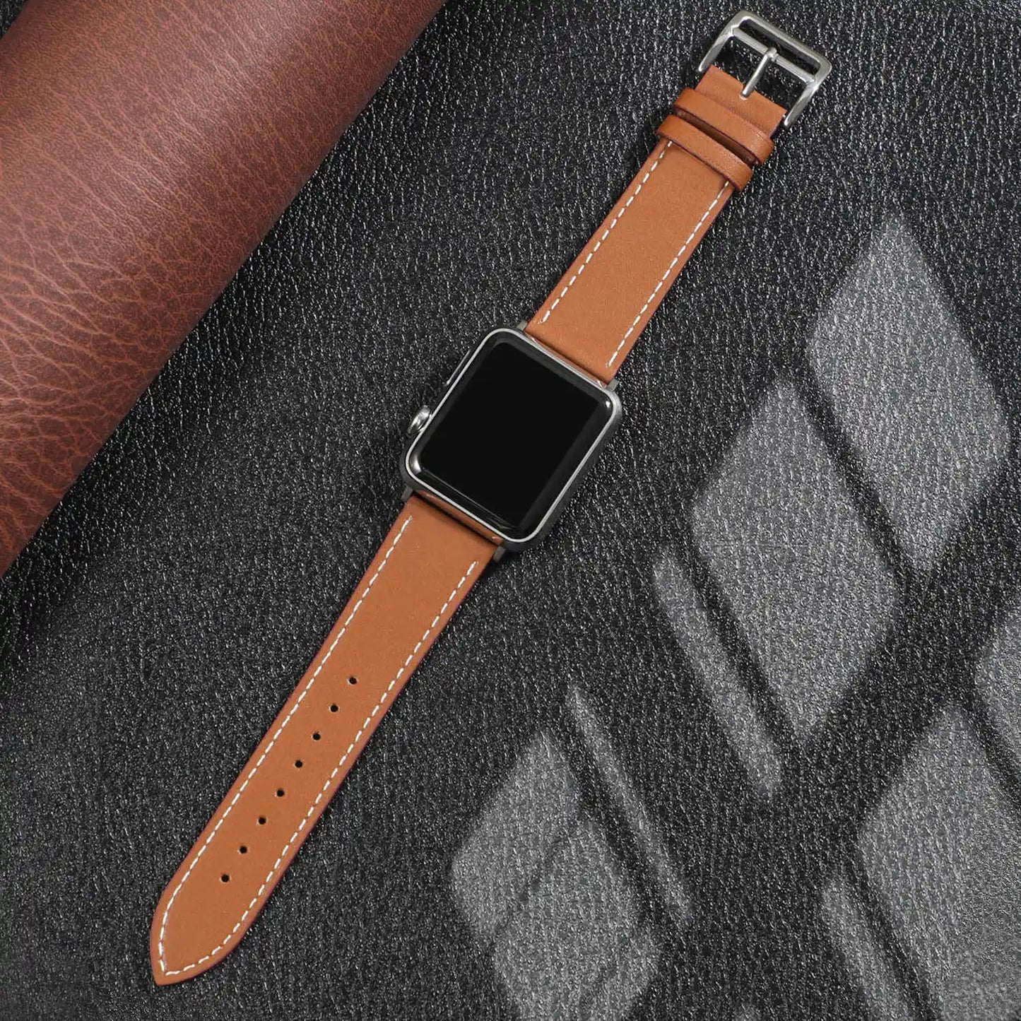 Leather Strap For Apple Watch Band