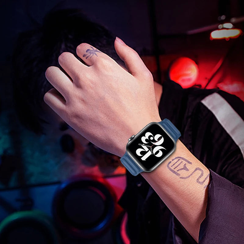 Leather Link For Apple watch