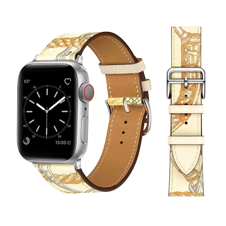 Leather Strap For Apple Watch Band