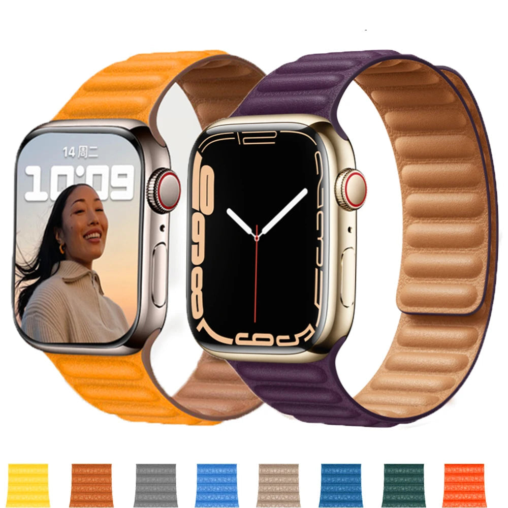 Leather Link For Apple watch