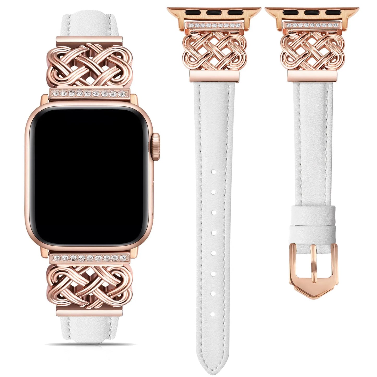 Leather strap apple watch