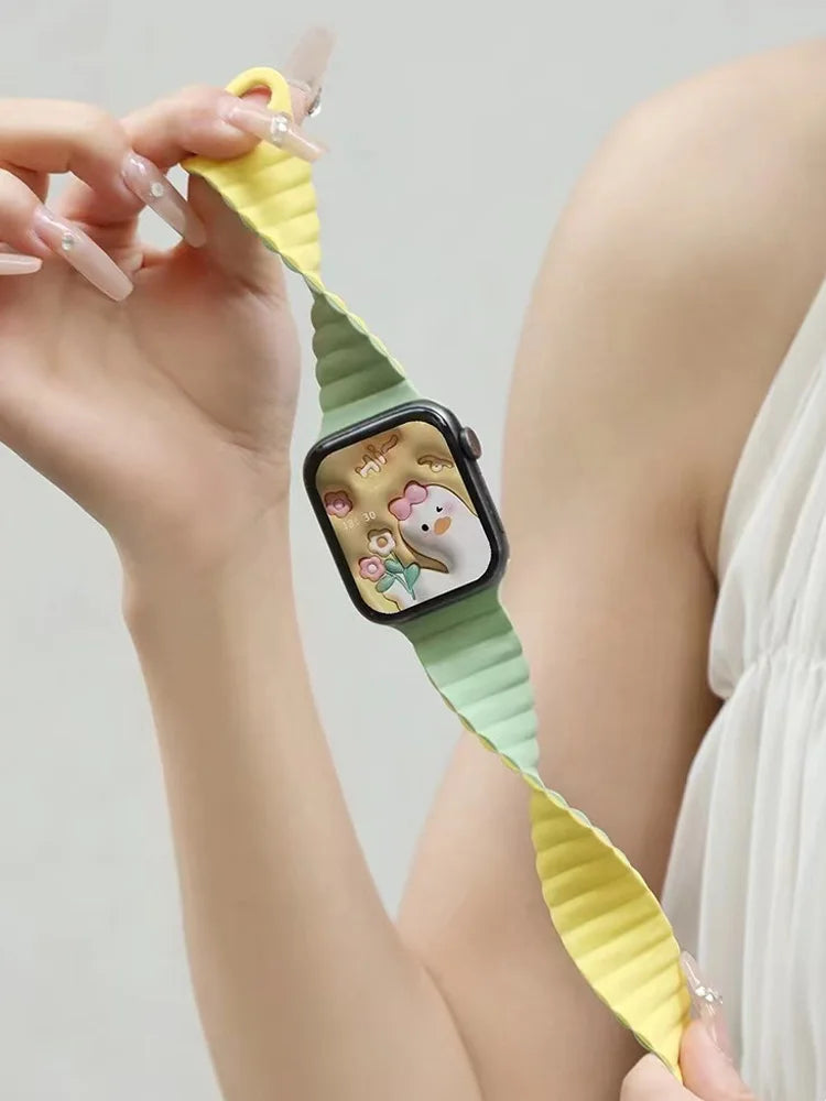 Magnetic straps For Apple watch band