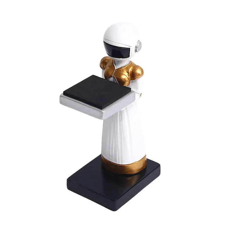 Watch Holder Figure Stand Display Box Creative Decorative Ornaments Personalised Resin Fashion Gift Old Housekeeper Ornament