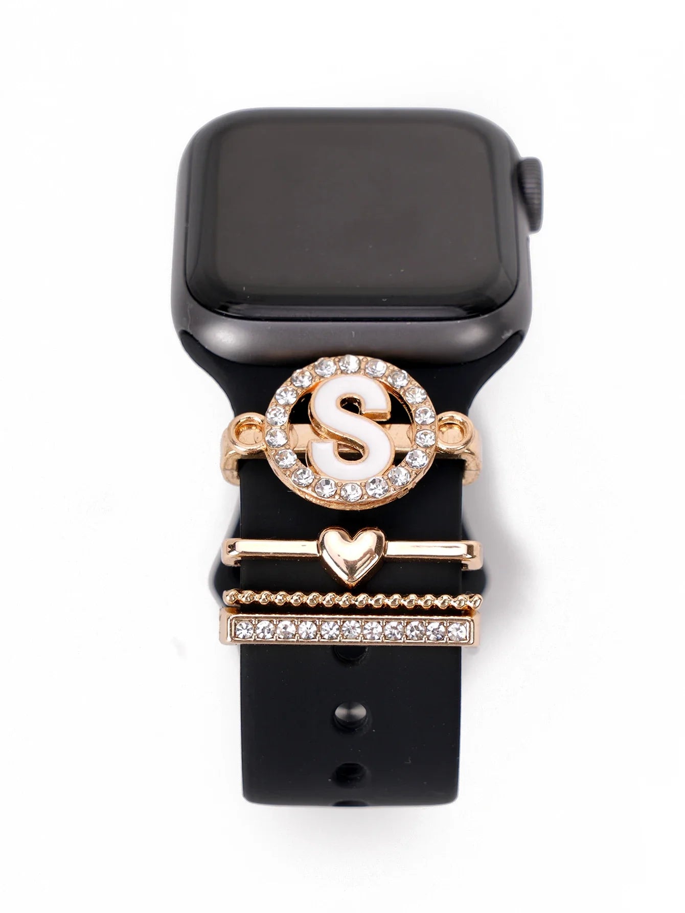Charms for Apple Watch Band Accessories for Galaxy Watch Series Charm Alphabet Jewelry