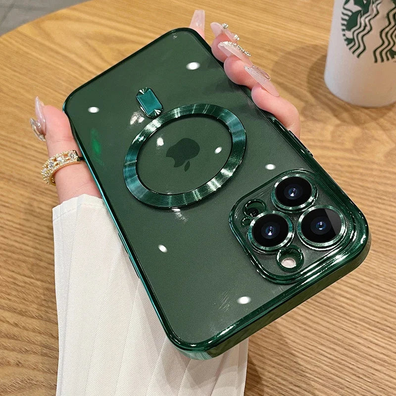 Magnetic Plating Case For iPhone
