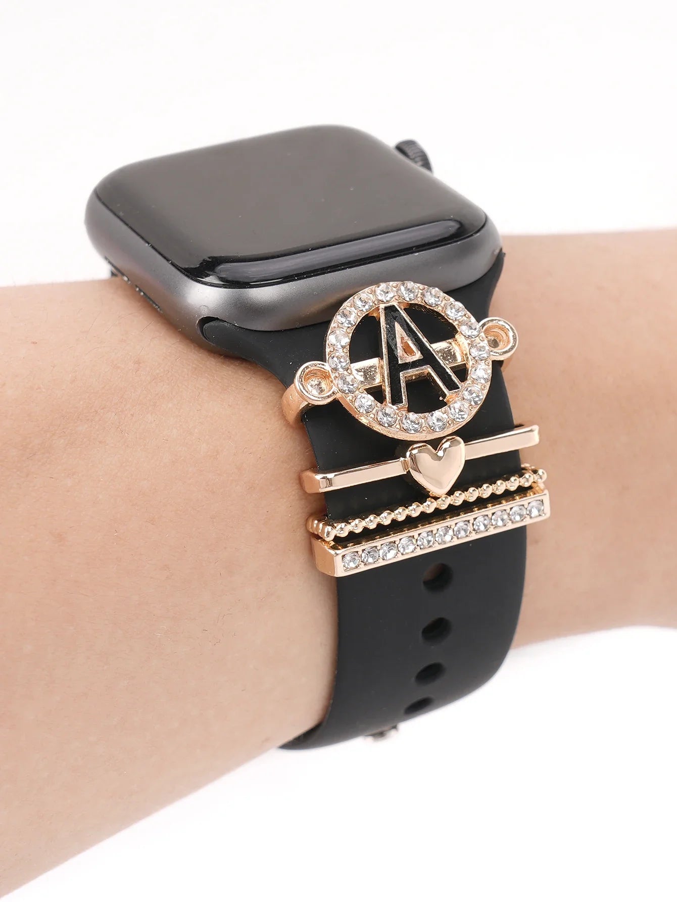 Charms for Apple Watch Band Accessories for Galaxy Watch Series Charm Alphabet Jewelry