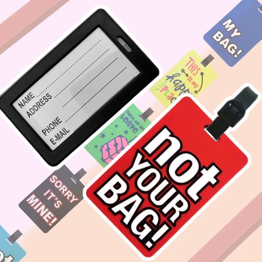 Bright Travel Luggage Tags – Easy Bag Identification