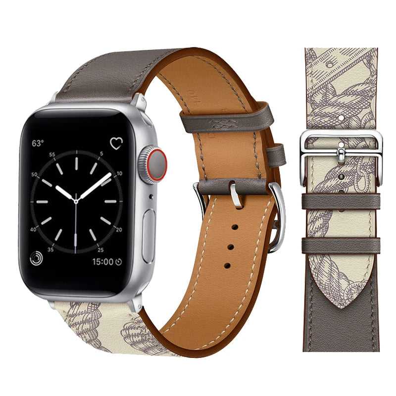 Leather Strap For Apple Watch Band