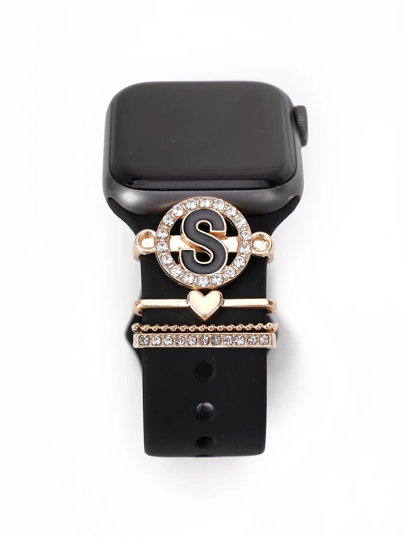 Charms for Apple Watch Band Accessories for Galaxy Watch Series Charm Alphabet Jewelry