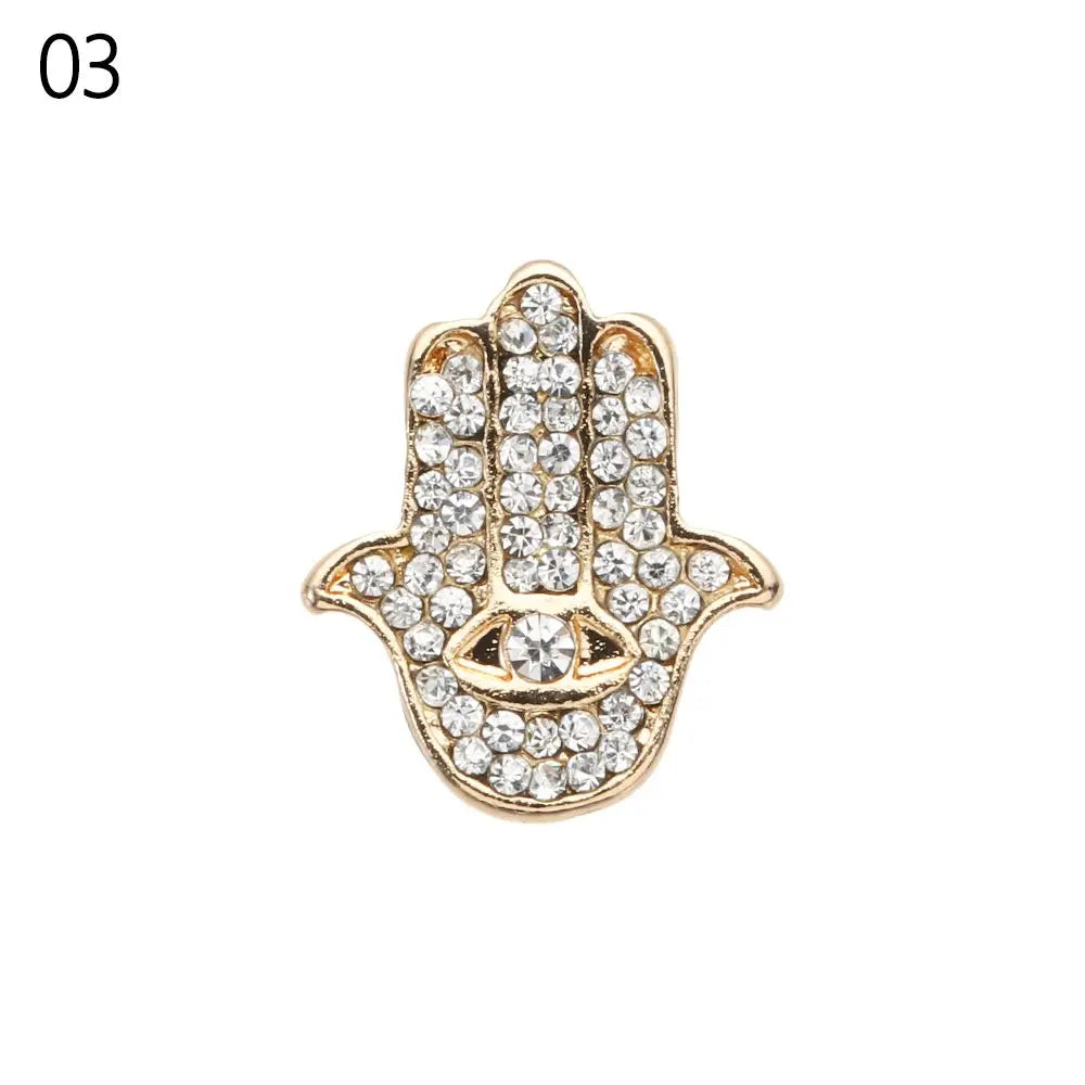 Luxury Gold Charm Pendants for Apple Watch Bands – Elegant Metal Strap Decorations
