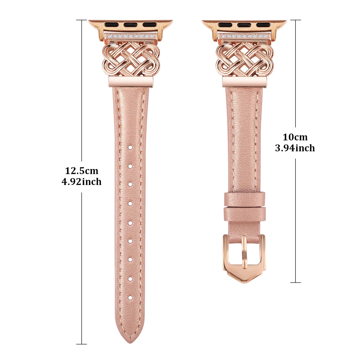 Leather strap apple watch