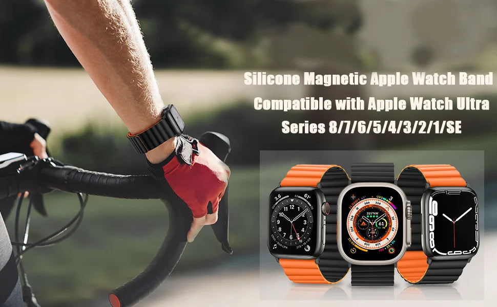 Magnetic straps For Apple watch band