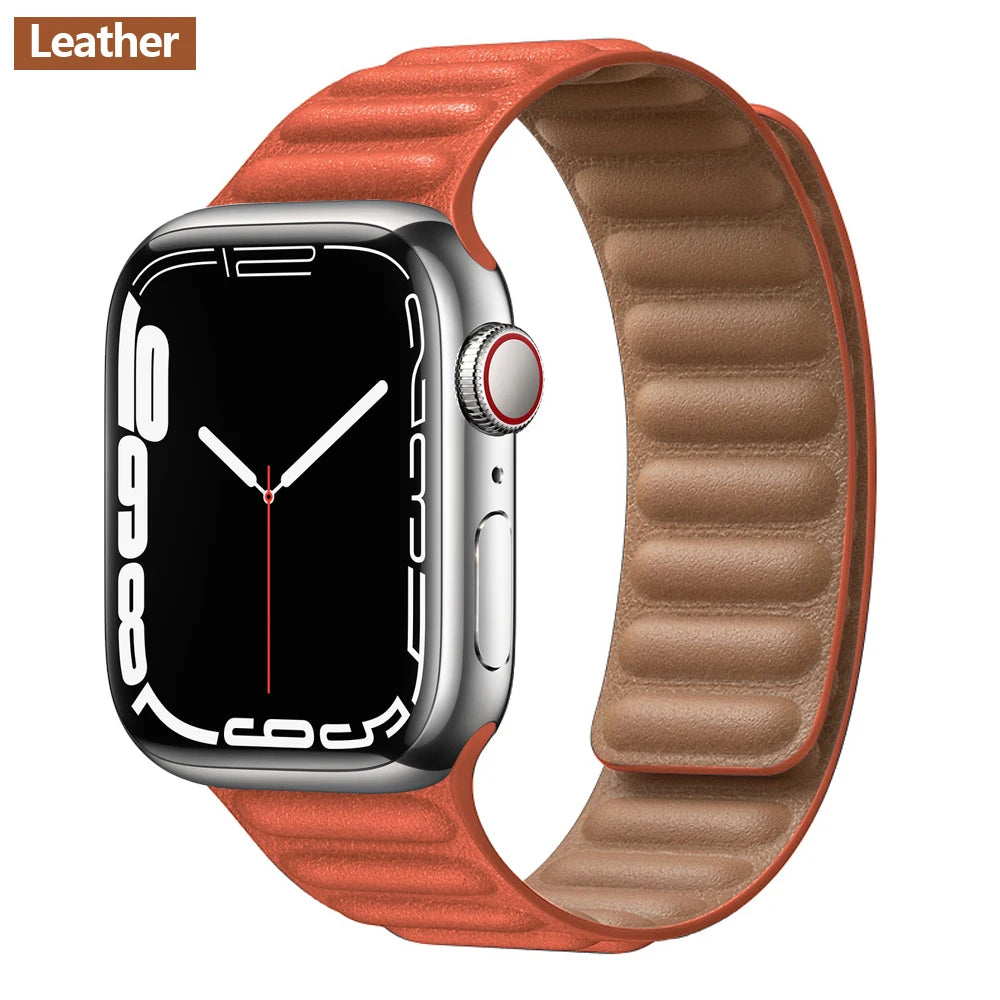 Leather Link For Apple watch