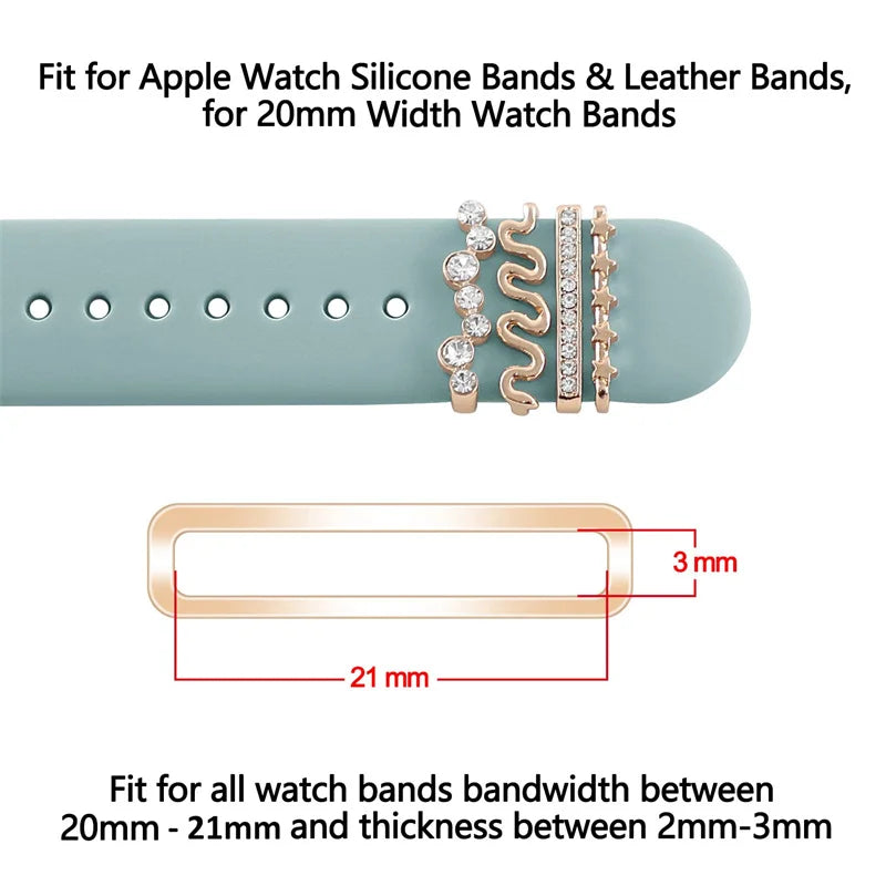 Jewelry Charms Accessories apple/samsung/Huawei watch strap