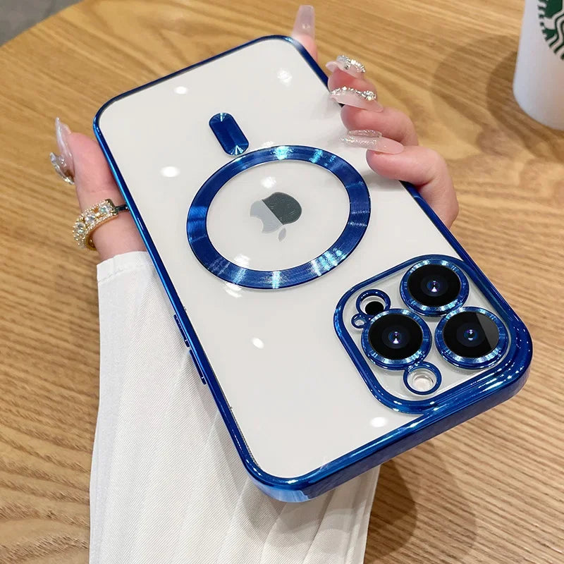 Magnetic Plating Case For iPhone
