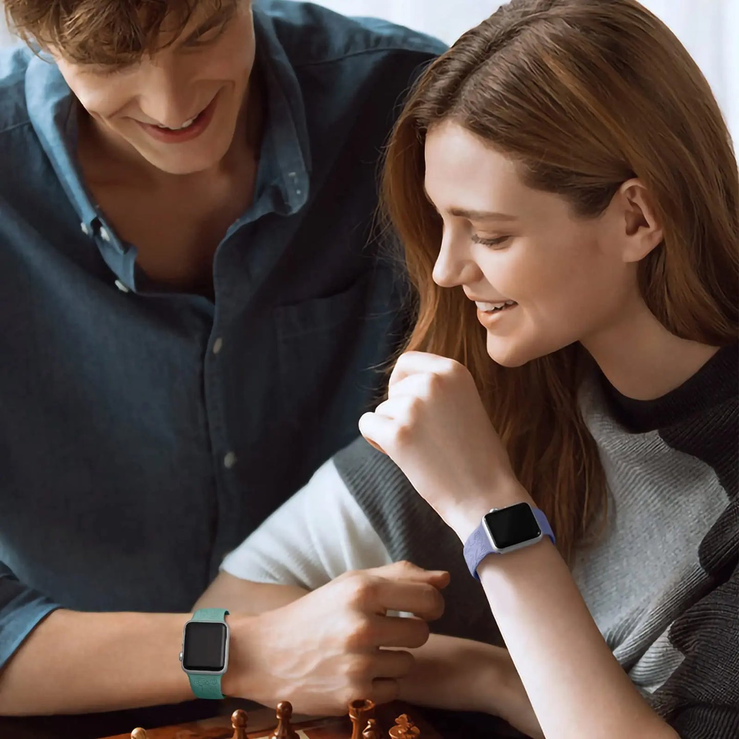 Floral Engraved Band for Apple Watch