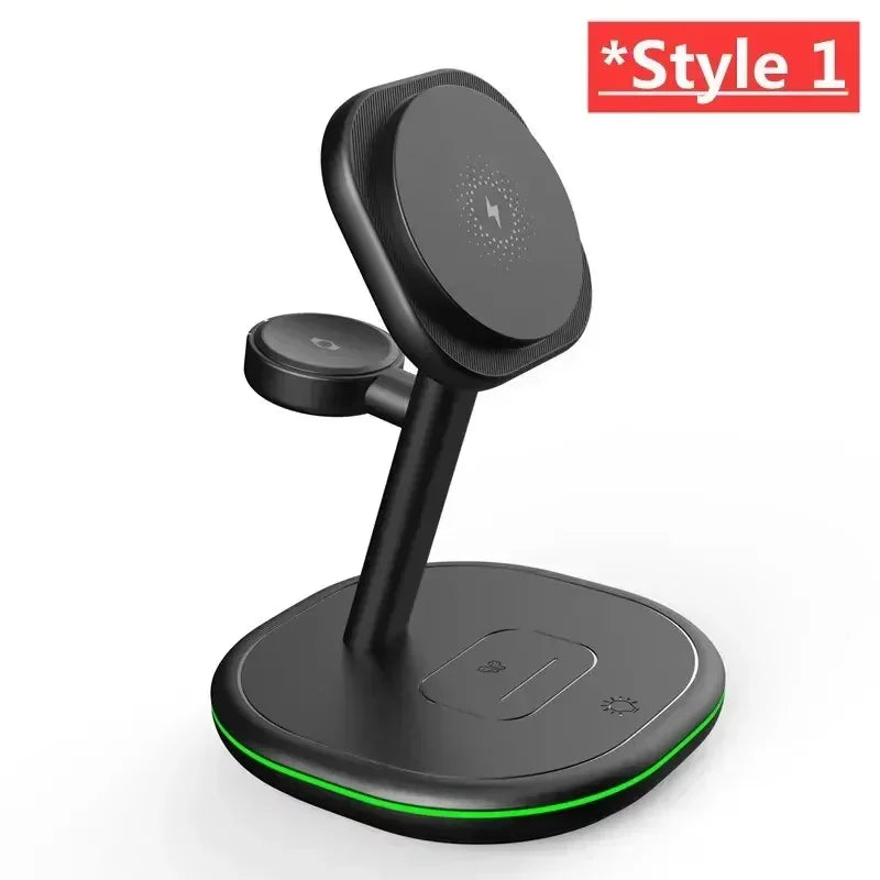 Magnetic 3 in 1 Wireless Charger Stand