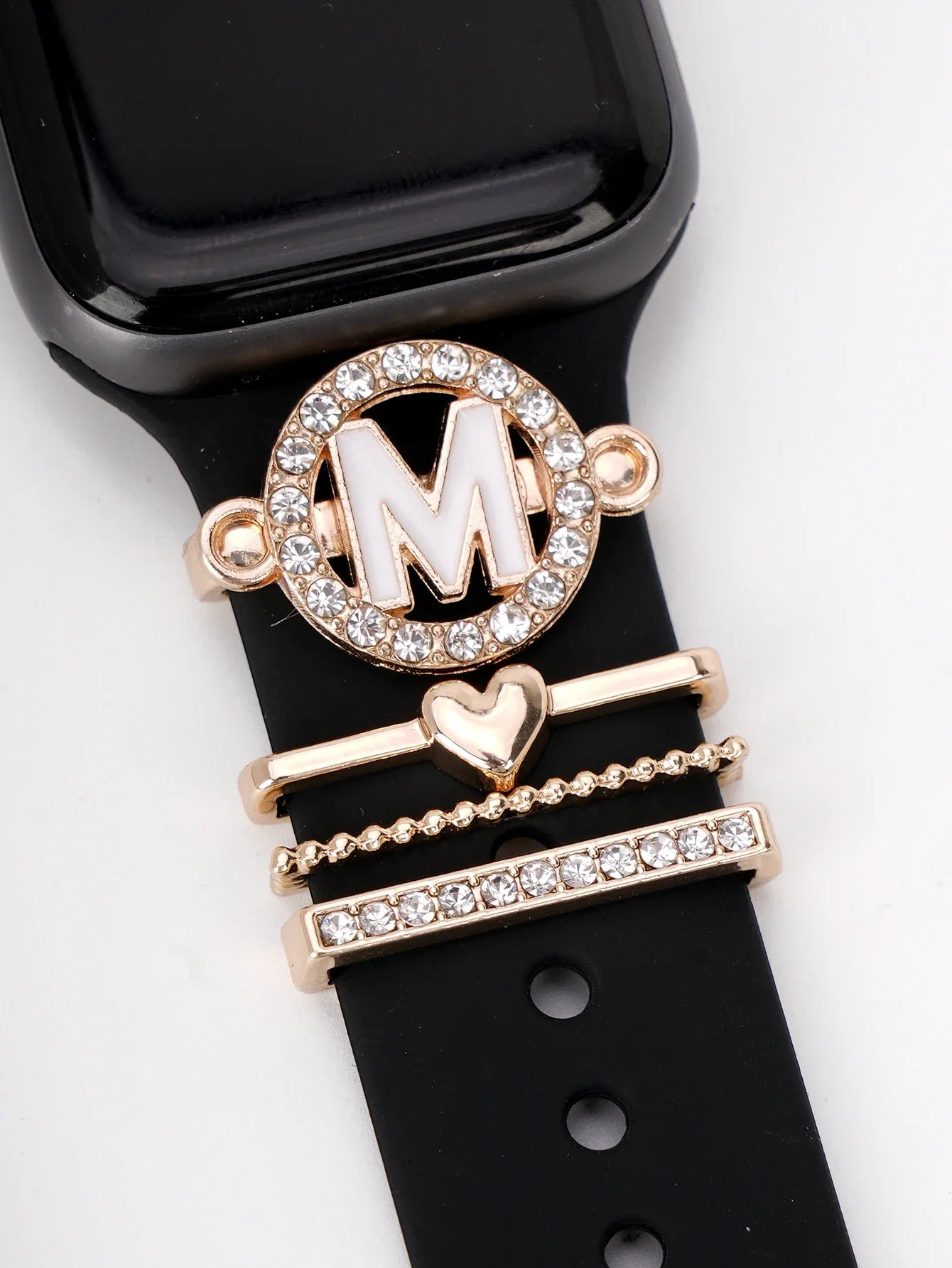 Charms for Apple Watch Band Accessories for Galaxy Watch Series Charm Alphabet Jewelry