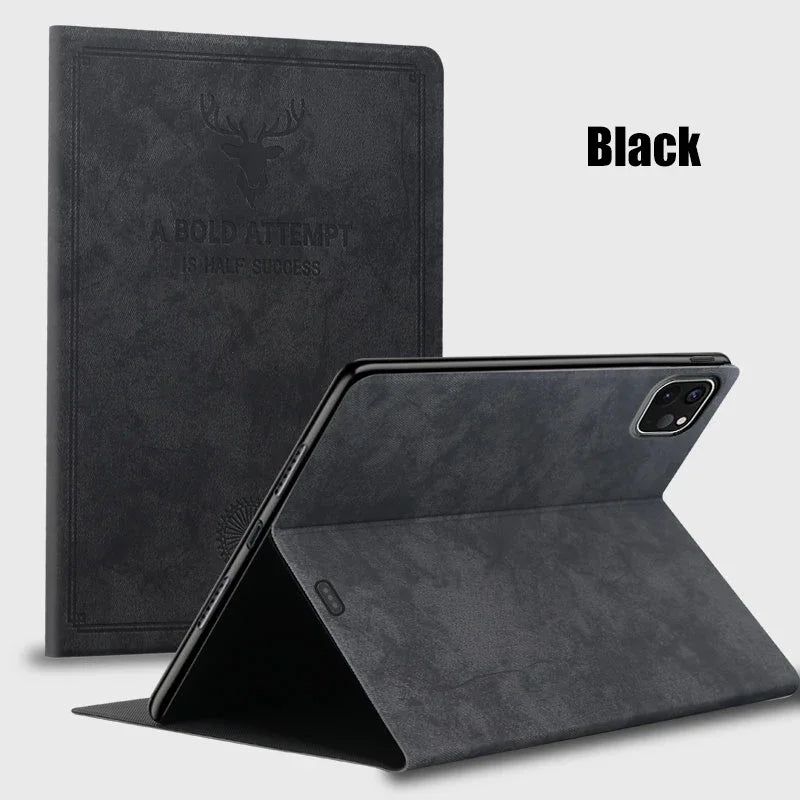 Luxury PU Leather iPad Case – Smart Cover Design