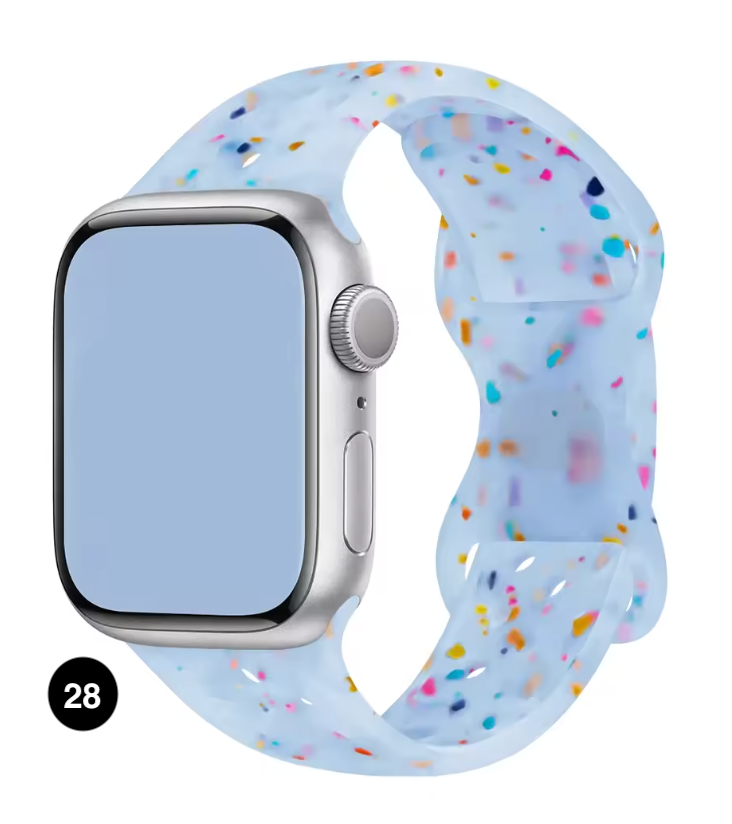 Modern Silicone Strap for Apple Watch