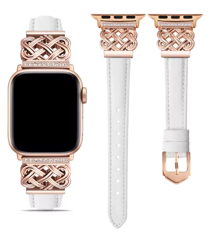 Interlock Leather Strap for Apple Watch