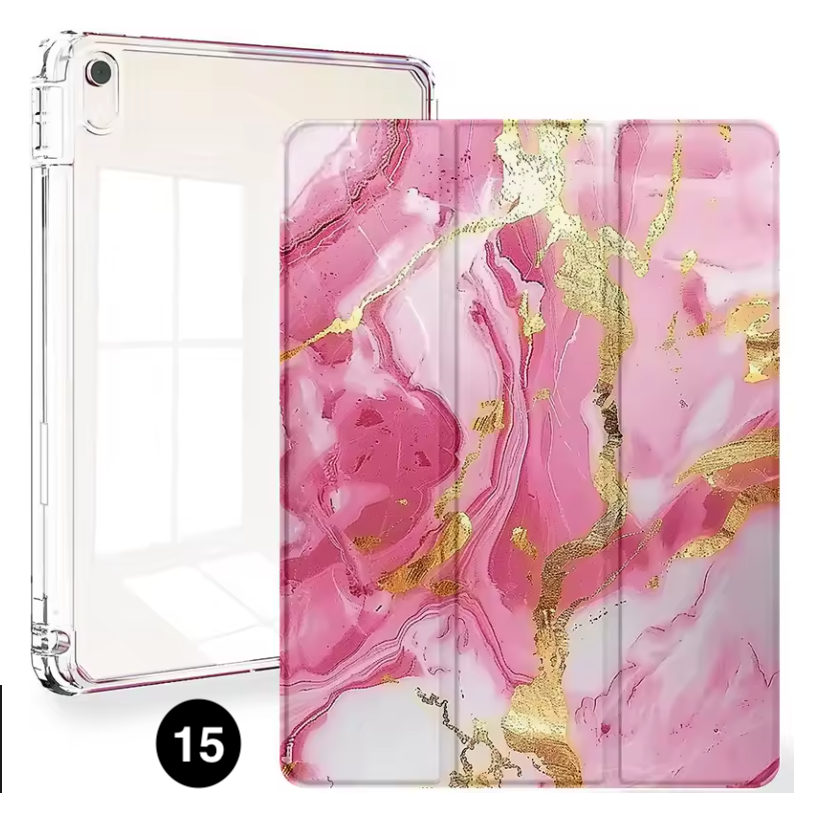 Clear Smart Case for iPad – Slim Protective Cover with Pencil Holder