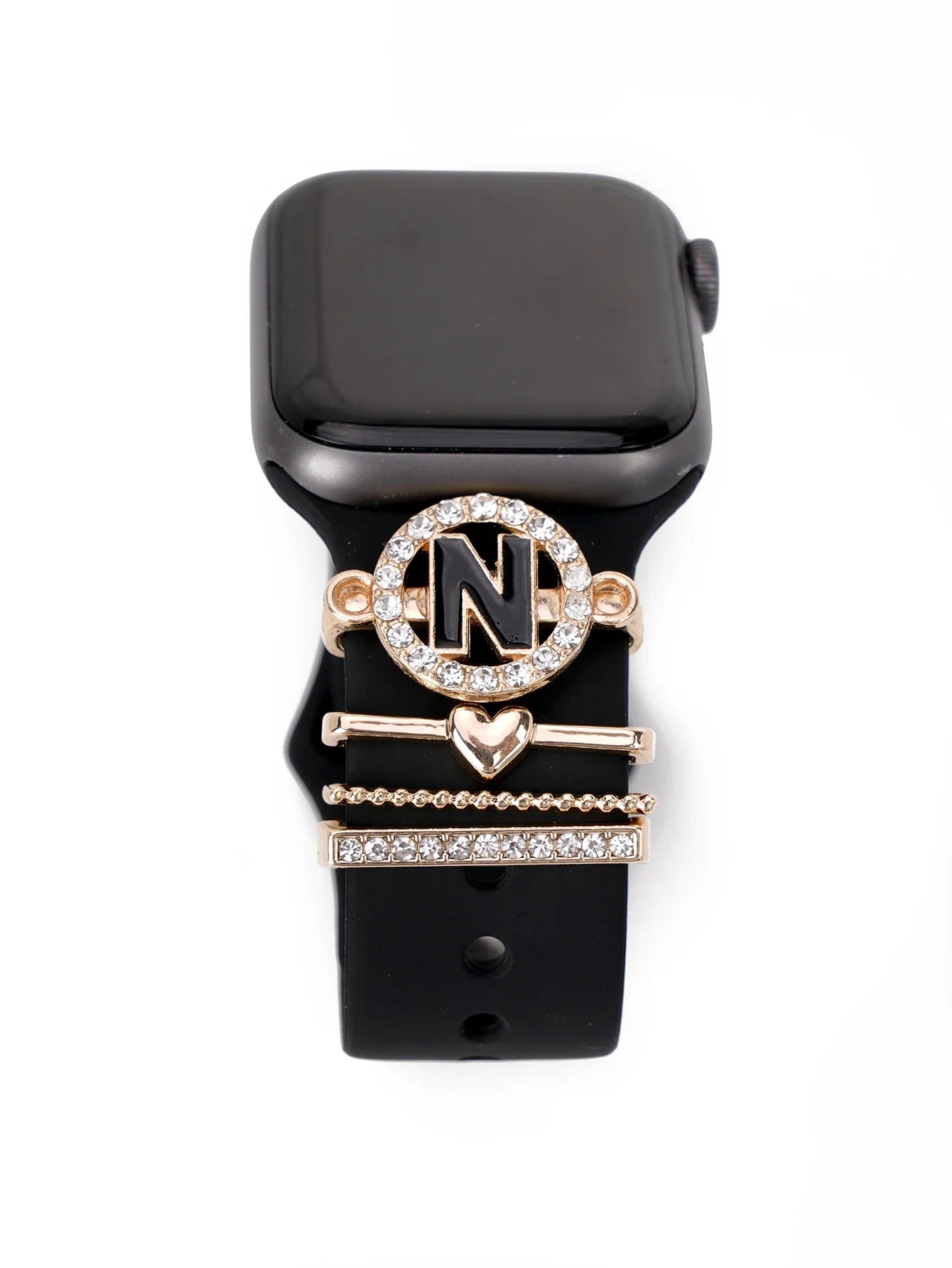 Charms for Apple Watch Band Accessories for Galaxy Watch Series Charm Alphabet Jewelry