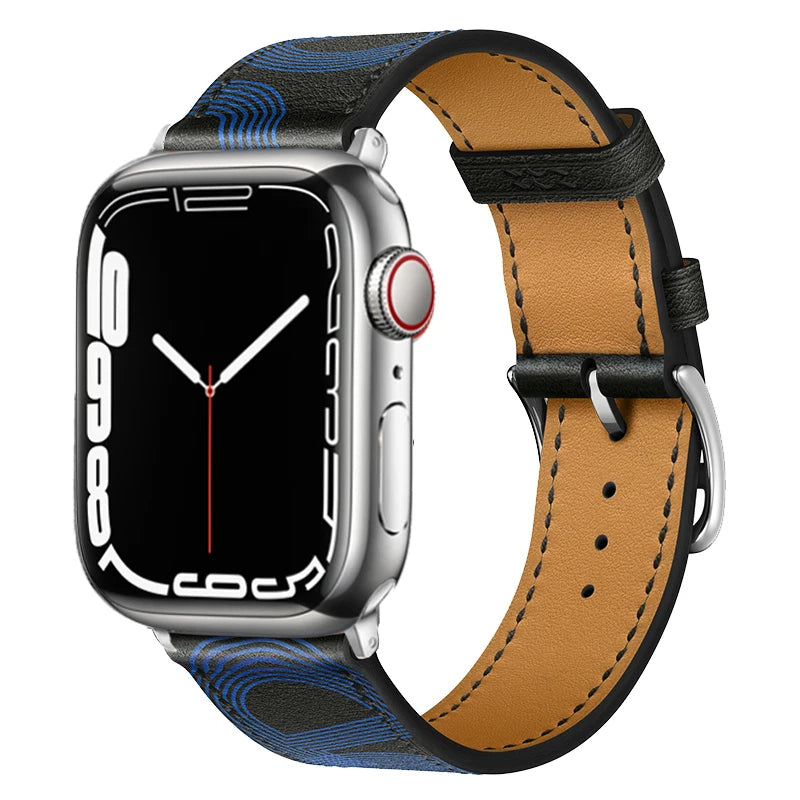 Leather Strap For Apple Watch Band