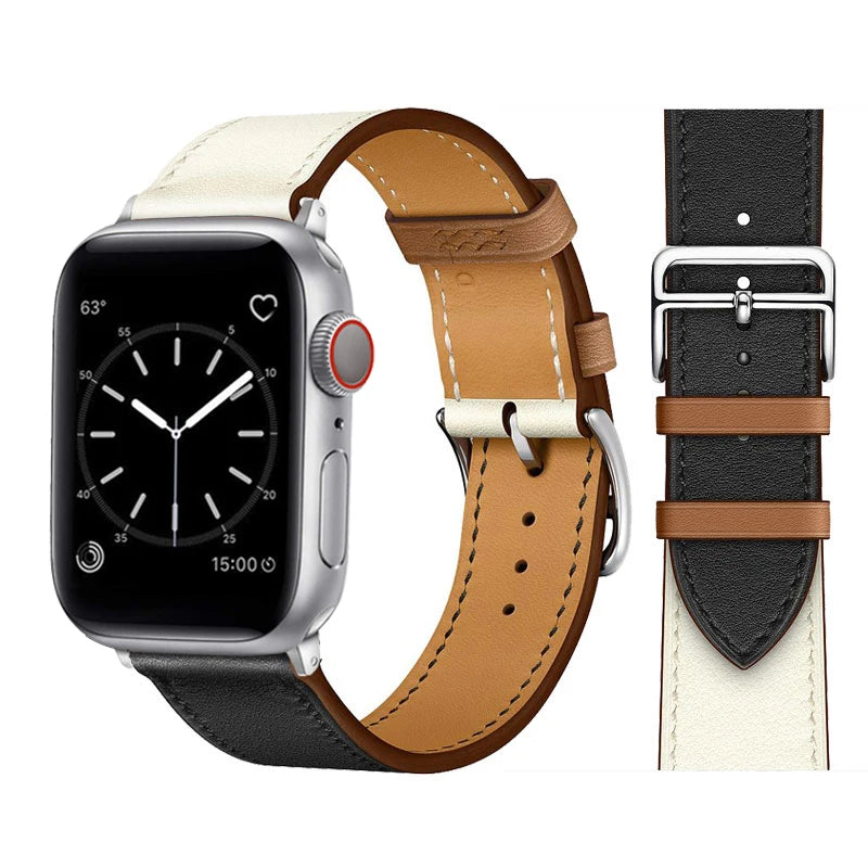 Leather Strap For Apple Watch Band