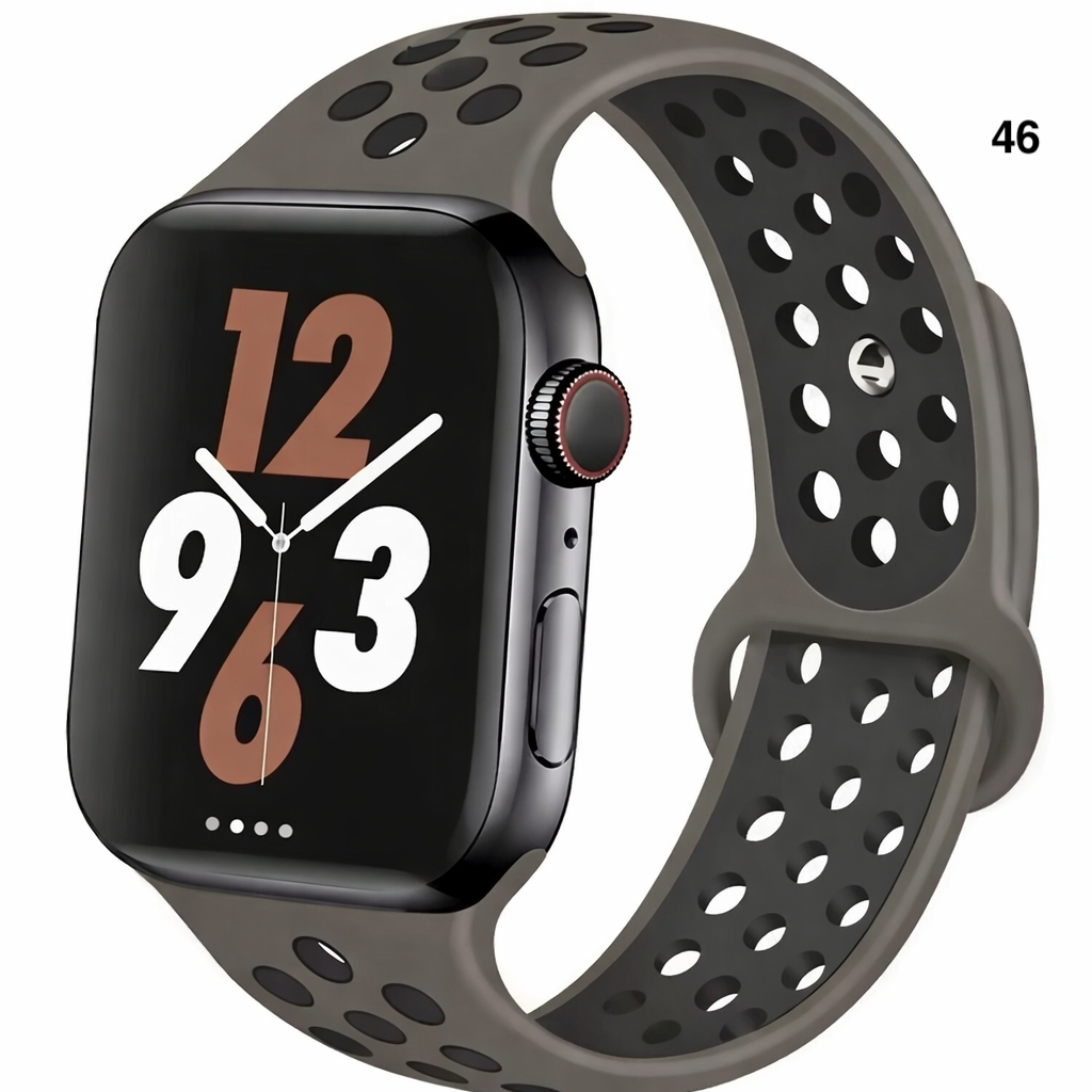 Part 3/3 – Sport Silicone Band for Apple Watch – Breathable & Flexible