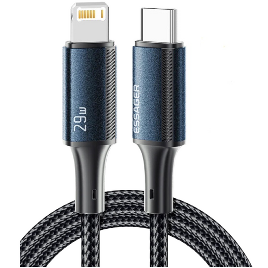USB C Cable For iPhone 14 13 12 11 Pro Max Xs 8 Plus iPad Macbook Wire 29W PD Fast Charging Type C To Lighting Data Cord