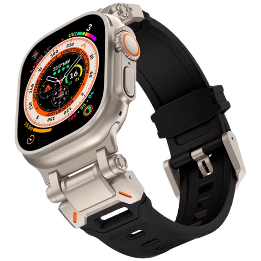 Metal+Silicone Strap For Apple Watch Ultra Band