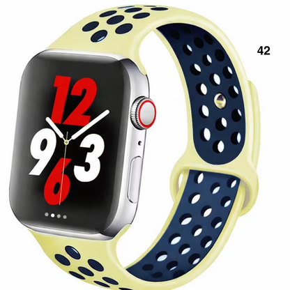 Part 3/3 – Sport Silicone Band for Apple Watch – Breathable & Flexible