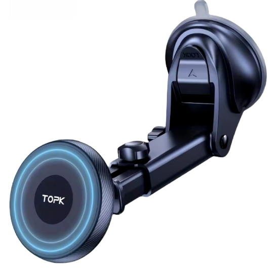 Magnetic Car Phone Holder Mount For Magsafe IPhone15 Pro Max Single-Hand Operation Metal Hook Magnetic Phone Holder for Car