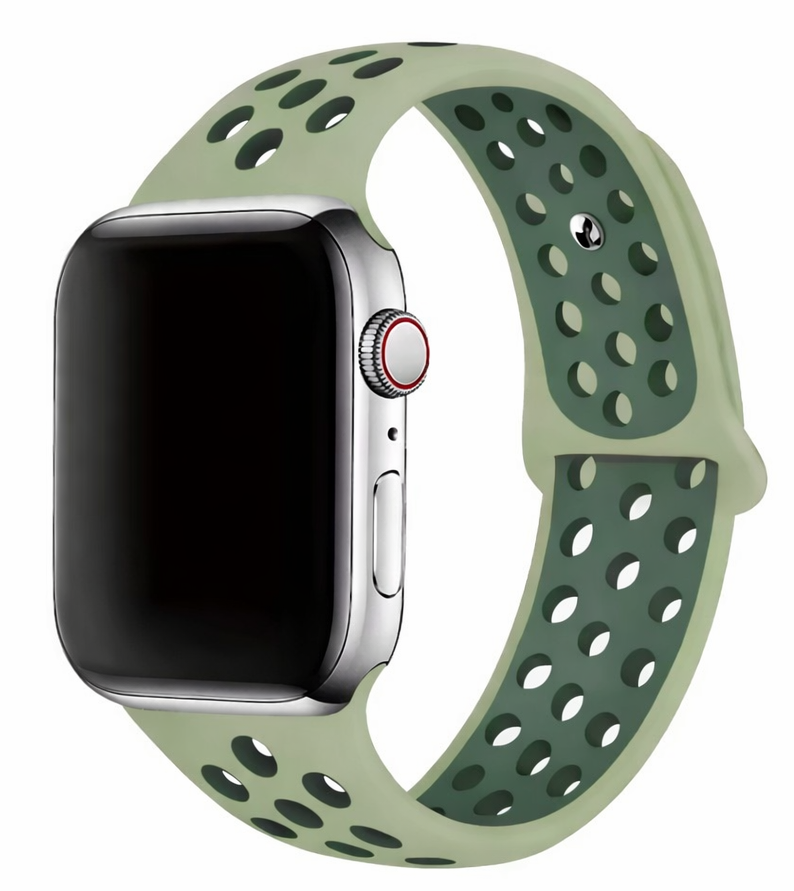 Sport Silicone Band for Apple Watch – Breathable & Flexible