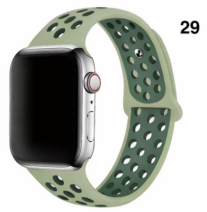 Sport Silicone Band for Apple Watch – Breathable & Flexible