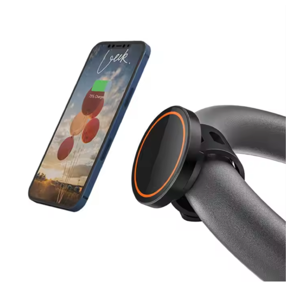 Magnetic Phone Grip for MagSafe Adjustable Strap bicycle Gym Phone Ring Holder Compatible with iPhone 14 Pro 13 12 Smartphones