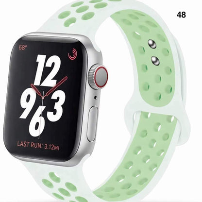 Part 3/3 – Sport Silicone Band for Apple Watch – Breathable & Flexible
