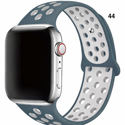 Part 3/3 – Sport Silicone Band for Apple Watch – Breathable & Flexible