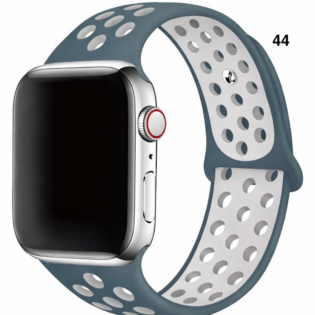 Part 3/3 – Sport Silicone Band for Apple Watch – Breathable & Flexible