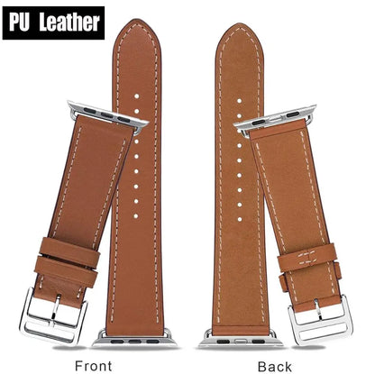 Leather Strap For Apple Watch Band