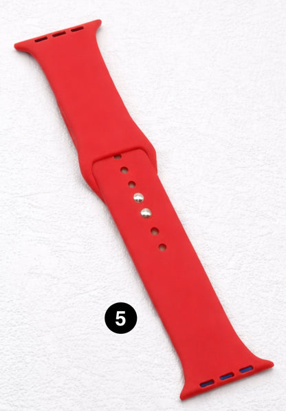 Classic Soft Silicone Apple Watch Band – Sport & Daily Wear